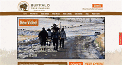 Desktop Screenshot of buffalofieldcampaign.org